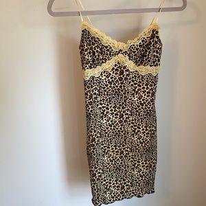 cheetah print bodycon dress